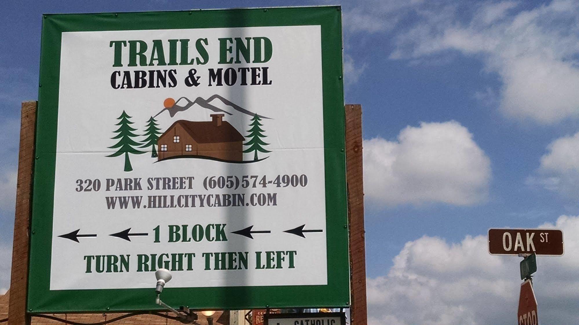 Trails End Cabins & Motel Hill City Eksteriør bilde